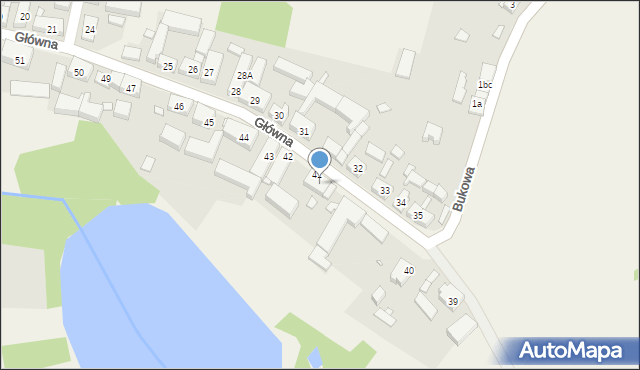 Chłopowo, Główna, 41a, mapa Chłopowo
