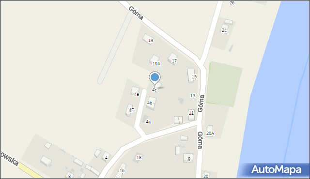 Chobienia, Głogowska, 4c, mapa Chobienia