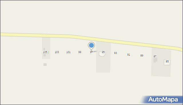 Chomentów-Puszcz, Główna, 97, mapa Chomentów-Puszcz