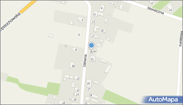 Chorzenice, Główna, 21, mapa Chorzenice