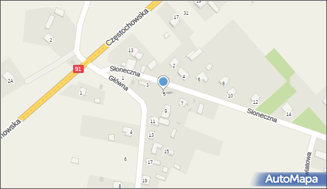 Chorzenice, Główna, 5, mapa Chorzenice