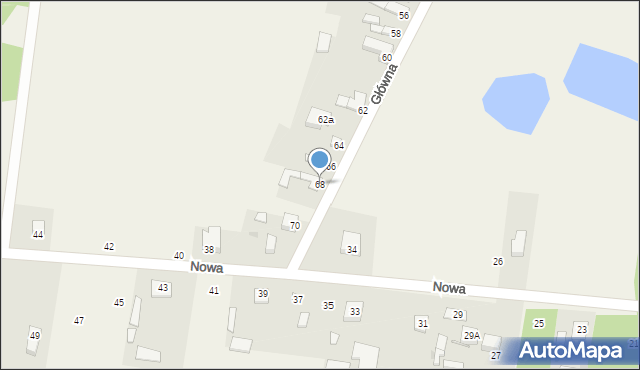 Chorzenice, Główna, 68, mapa Chorzenice