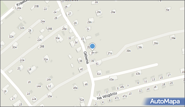Chrzanów, Główna, 37, mapa Chrzanów