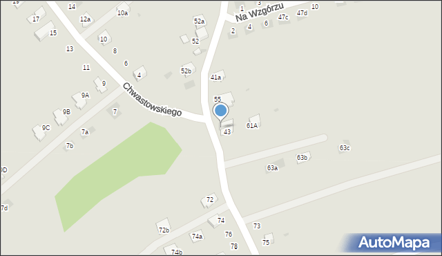 Chrzanów, Główna, 59, mapa Chrzanów