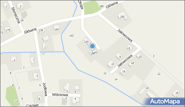 Chwałowice, Główna, 146, mapa Chwałowice