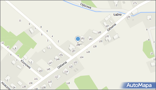 Chwałowice, Główna, 159, mapa Chwałowice