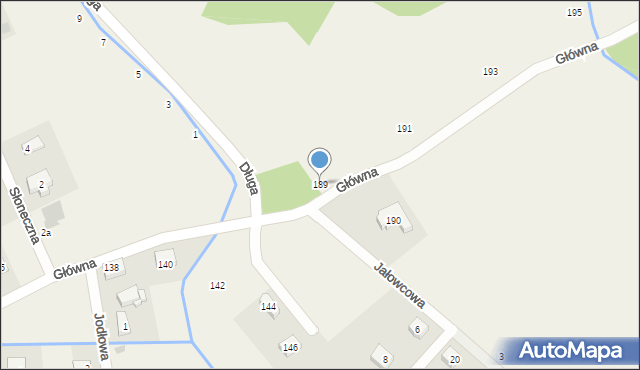Chwałowice, Główna, 189, mapa Chwałowice