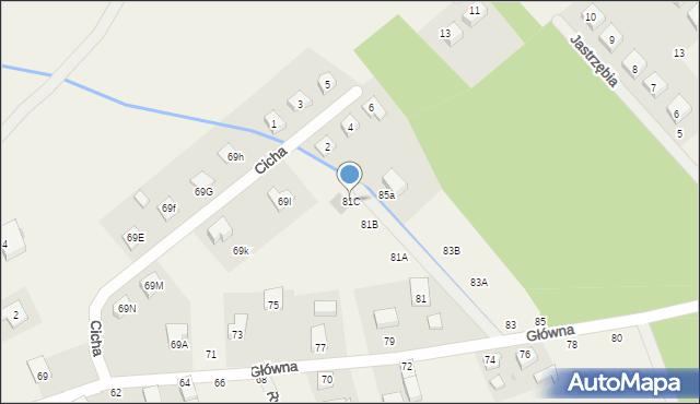 Chwałowice, Główna, 81C, mapa Chwałowice