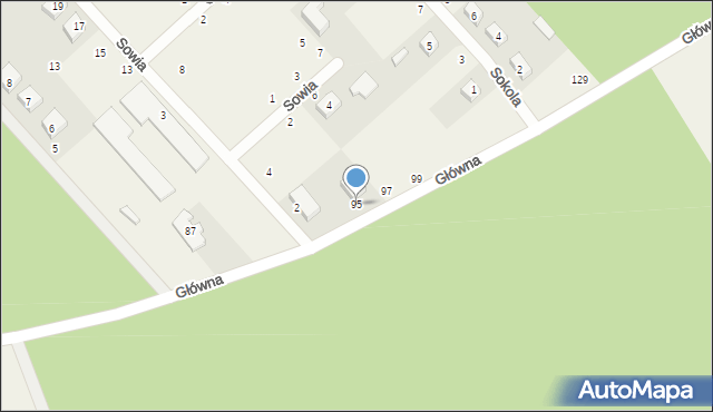 Chwałowice, Główna, 95, mapa Chwałowice