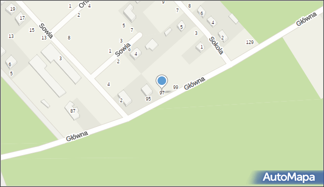 Chwałowice, Główna, 97, mapa Chwałowice