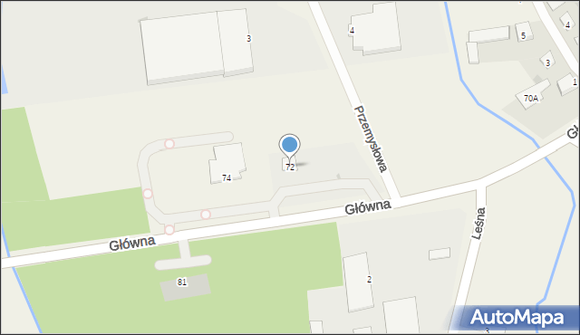 Chynów, Główna, 72, mapa Chynów