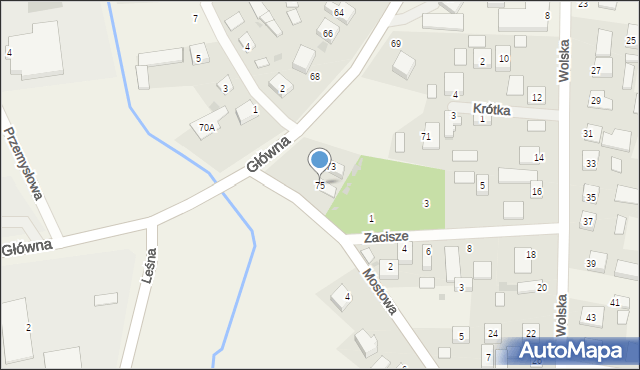 Chynów, Główna, 75, mapa Chynów