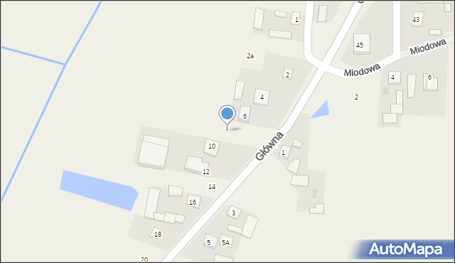 Chynów, Główna, 8, mapa Chynów