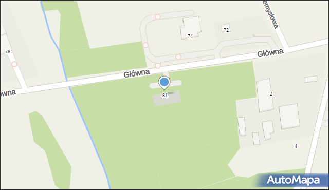 Chynów, Główna, 81, mapa Chynów