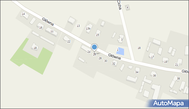 Ciechocin, Główna, 26, mapa Ciechocin