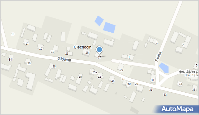 Ciechocin, Główna, 27, mapa Ciechocin