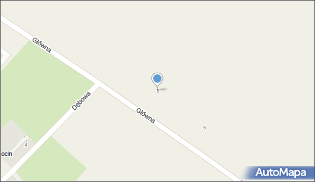 Ciechocin, Główna, 3, mapa Ciechocin