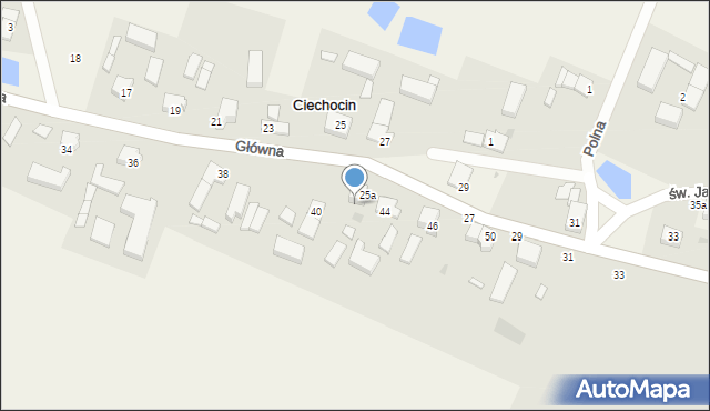 Ciechocin, Główna, 42, mapa Ciechocin