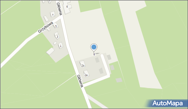 Cieciorka, Główna, 4, mapa Cieciorka