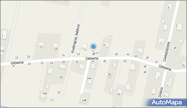 Cisie, Główna, 35, mapa Cisie