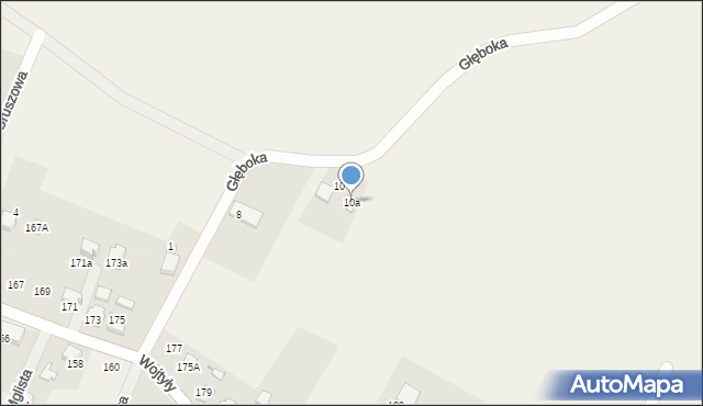 Czaniec, Głęboka, 10a, mapa Czaniec