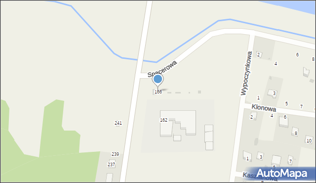 Czarnocin, Główna, 166, mapa Czarnocin