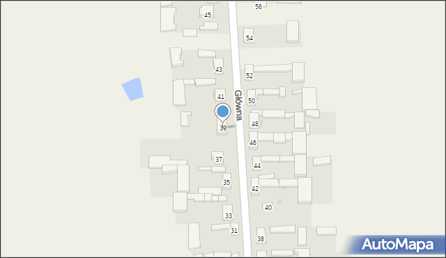 Czarnocin, Główna, 39, mapa Czarnocin