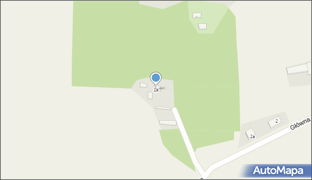 Czerwięcice, Główna, 1a, mapa Czerwięcice