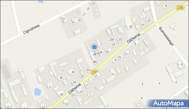 Czyczkowy, Główna, 28, mapa Czyczkowy