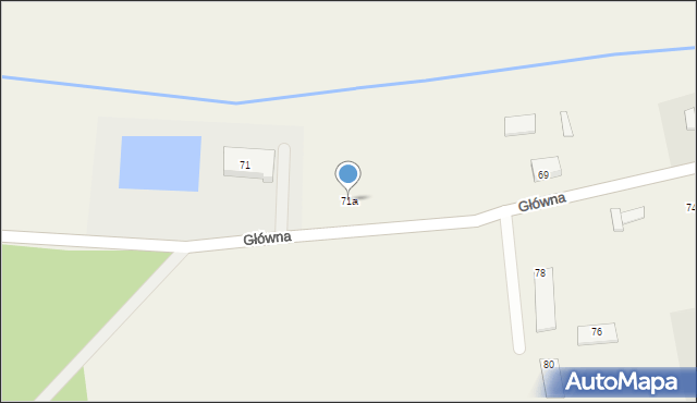 Dłutów, Główna, 71a, mapa Dłutów