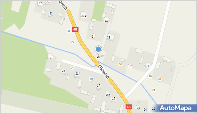 Dobieszyn, Główna, 40, mapa Dobieszyn