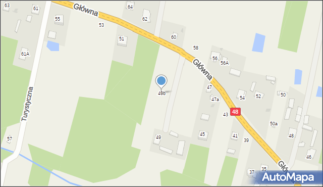 Dobieszyn, Główna, 49b, mapa Dobieszyn