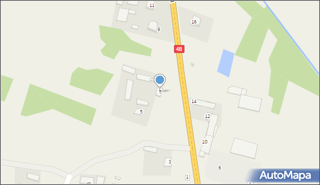 Dobieszyn, Główna, 7, mapa Dobieszyn