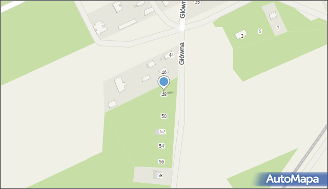 Dobrowoda, Główna, 48, mapa Dobrowoda