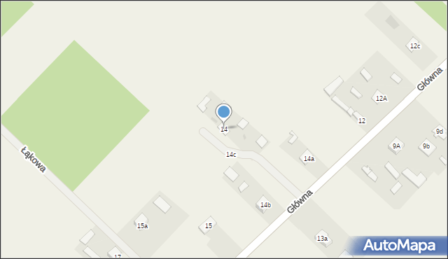 Domaniów, Główna, 109, mapa Domaniów