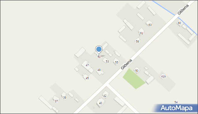 Domaniów, Główna, 51, mapa Domaniów