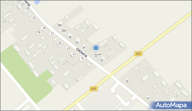 Dubicze Cerkiewne, Główna, 22, mapa Dubicze Cerkiewne