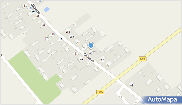 Dubicze Cerkiewne, Główna, 24, mapa Dubicze Cerkiewne