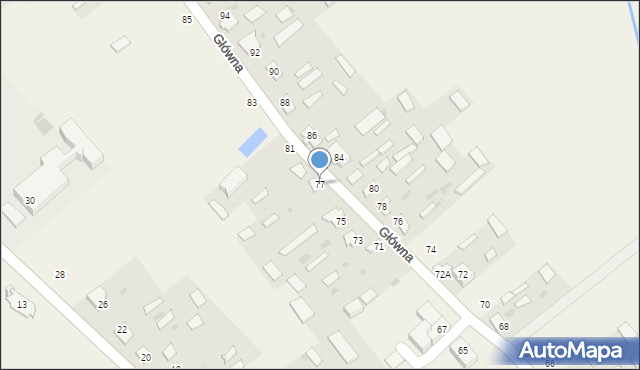 Dubicze Cerkiewne, Główna, 77, mapa Dubicze Cerkiewne