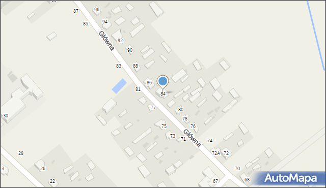 Dubicze Cerkiewne, Główna, 84, mapa Dubicze Cerkiewne