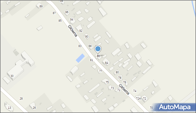 Dubicze Cerkiewne, Główna, 86, mapa Dubicze Cerkiewne