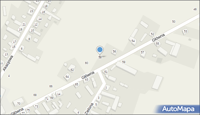 Dziembowo, Główna, 58, mapa Dziembowo