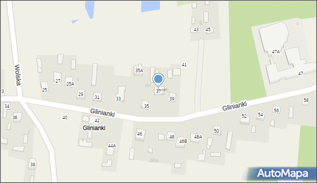 Fałków, Glinianki, 37, mapa Fałków