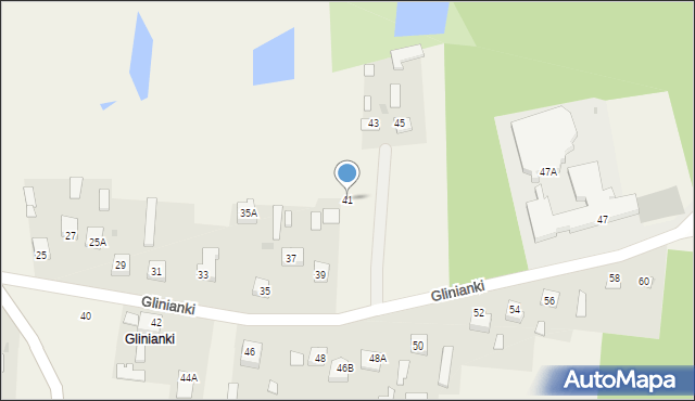Fałków, Glinianki, 41, mapa Fałków