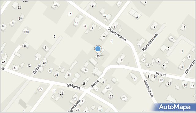 Gajków, Główna, 30, mapa Gajków