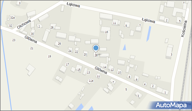 Garki, Główna, 18, mapa Garki