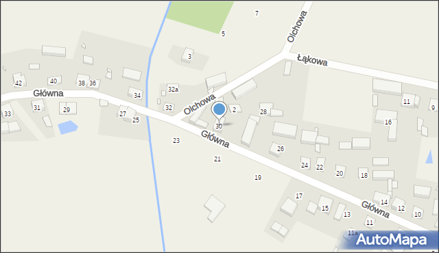 Garki, Główna, 30, mapa Garki