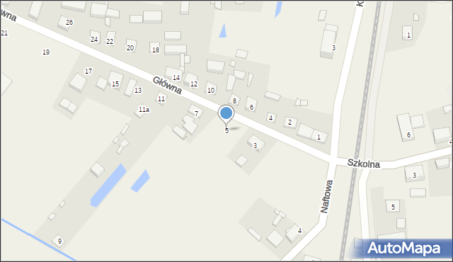 Garki, Główna, 5, mapa Garki