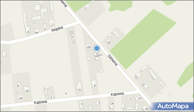 Garnek, Główna, 12c, mapa Garnek