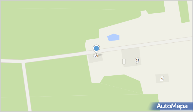 Gładczyn Szlachecki, Gładczyn Szlachecki, 29, mapa Gładczyn Szlachecki